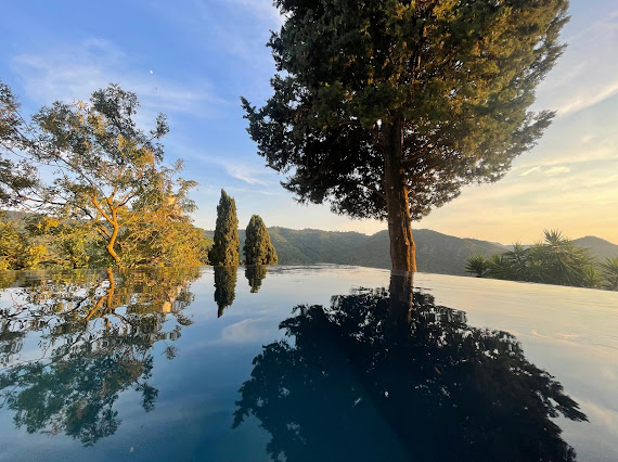 Pool at Golden Hour