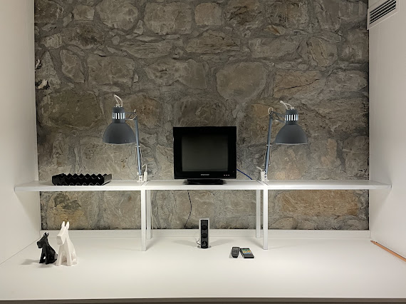 Study with Stone Wall